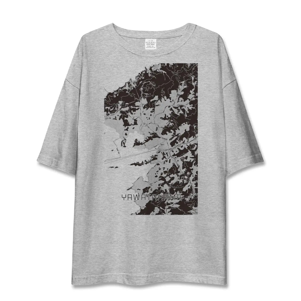 【八幡浜(愛媛県)】地図柄ビッグシルエットTシャツ