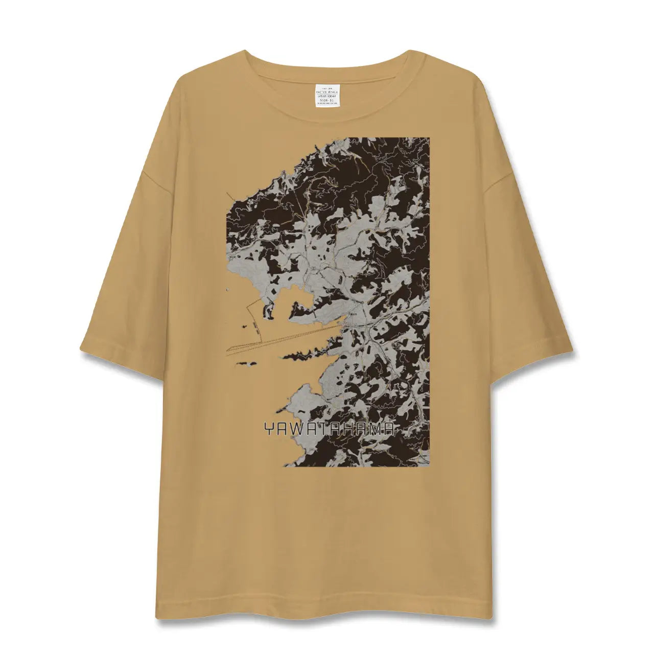 【八幡浜(愛媛県)】地図柄ビッグシルエットTシャツ