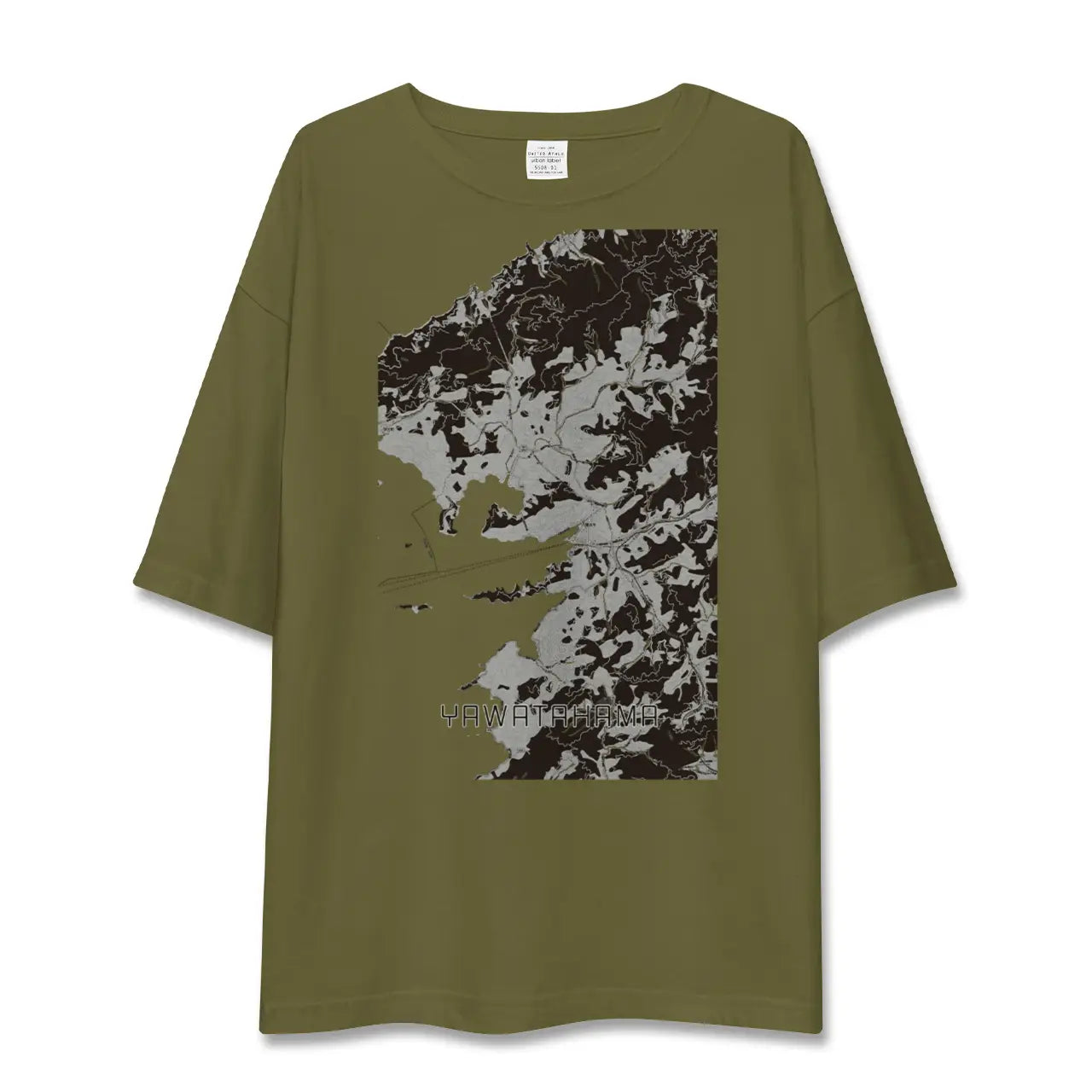 【八幡浜(愛媛県)】地図柄ビッグシルエットTシャツ