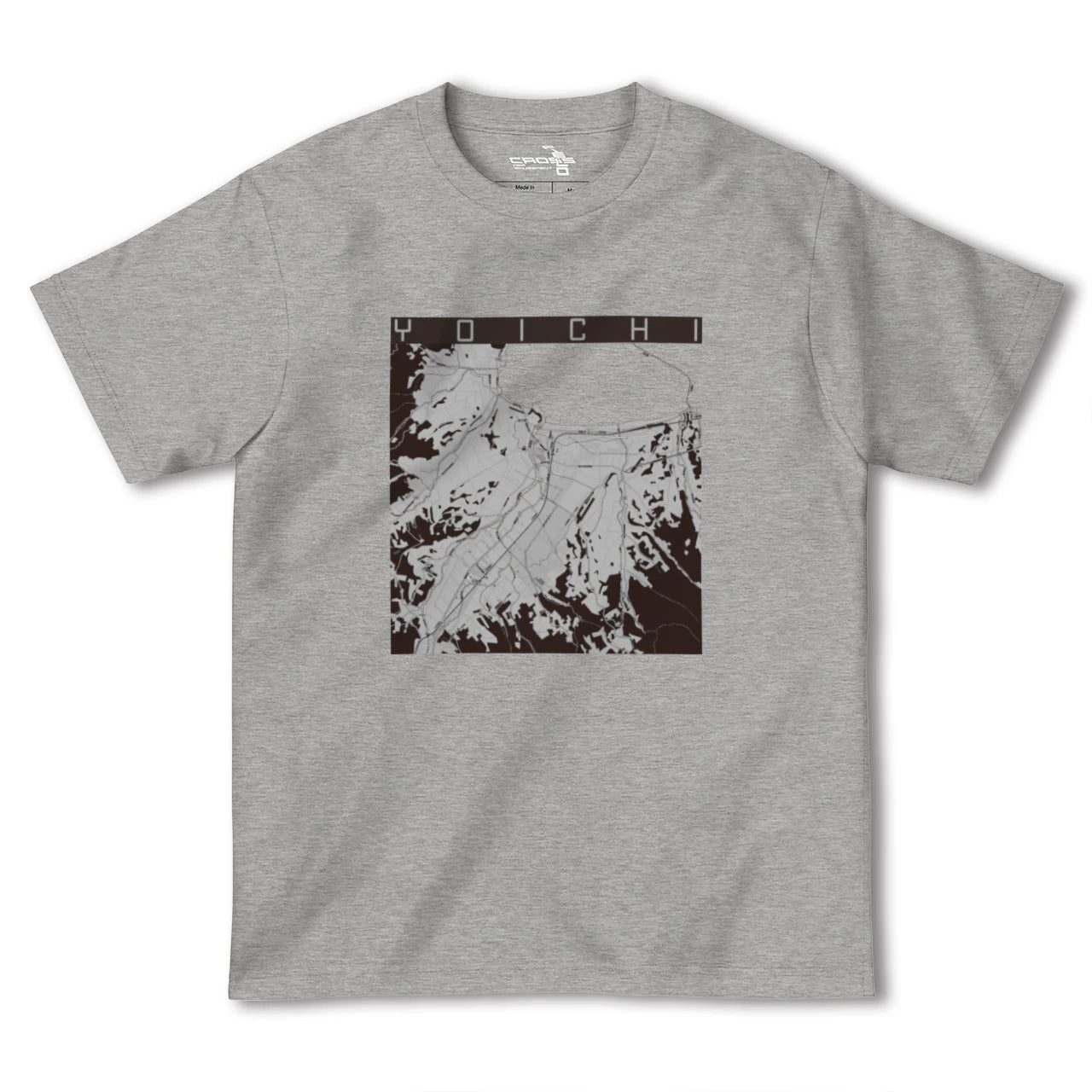 【余市(北海道)】地図柄ヘビーウェイトTシャツ