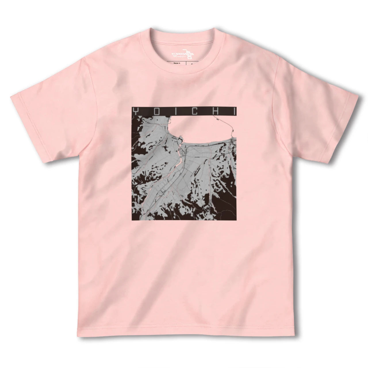 【余市(北海道)】地図柄ヘビーウェイトTシャツ