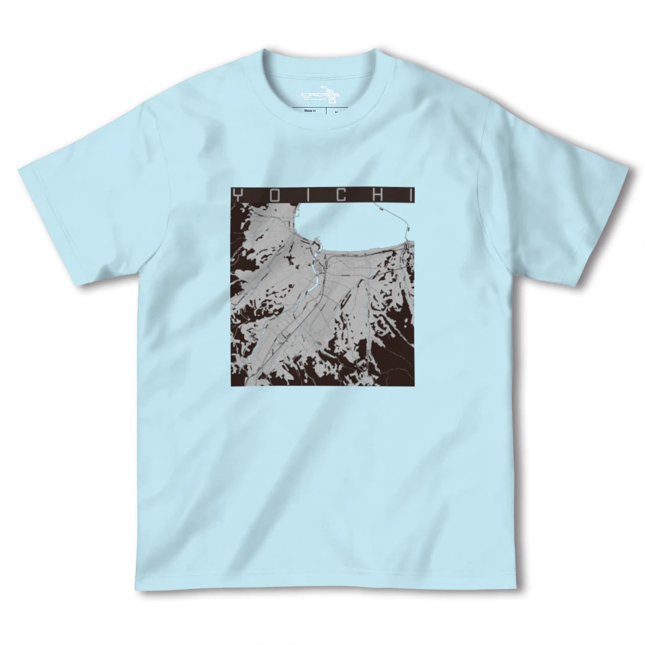 【余市(北海道)】地図柄ヘビーウェイトTシャツ