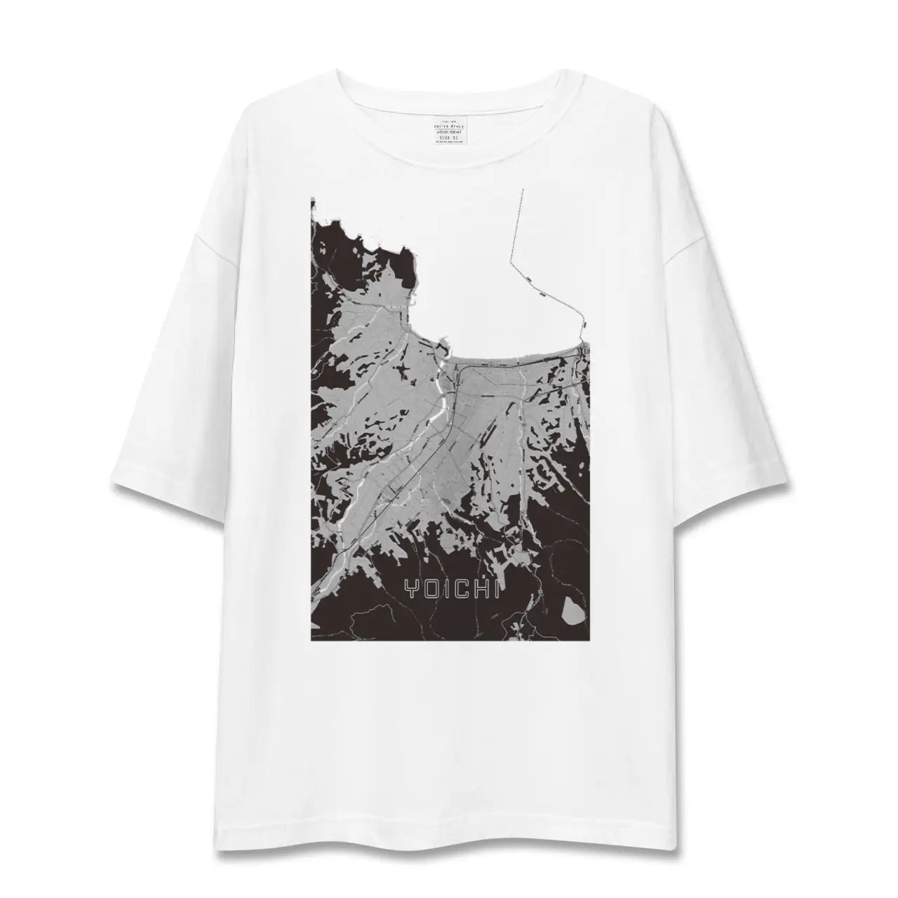 【余市(北海道)】地図柄ビッグシルエットTシャツ