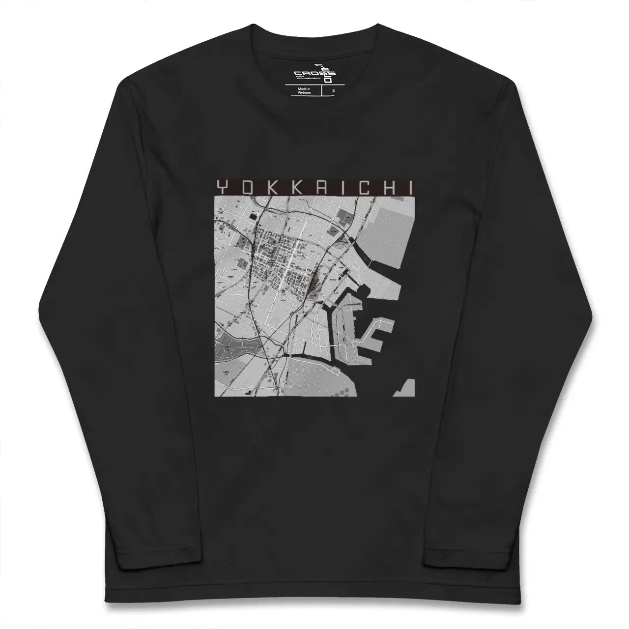 【四日市(三重県)】地図柄ロングスリーブTシャツ