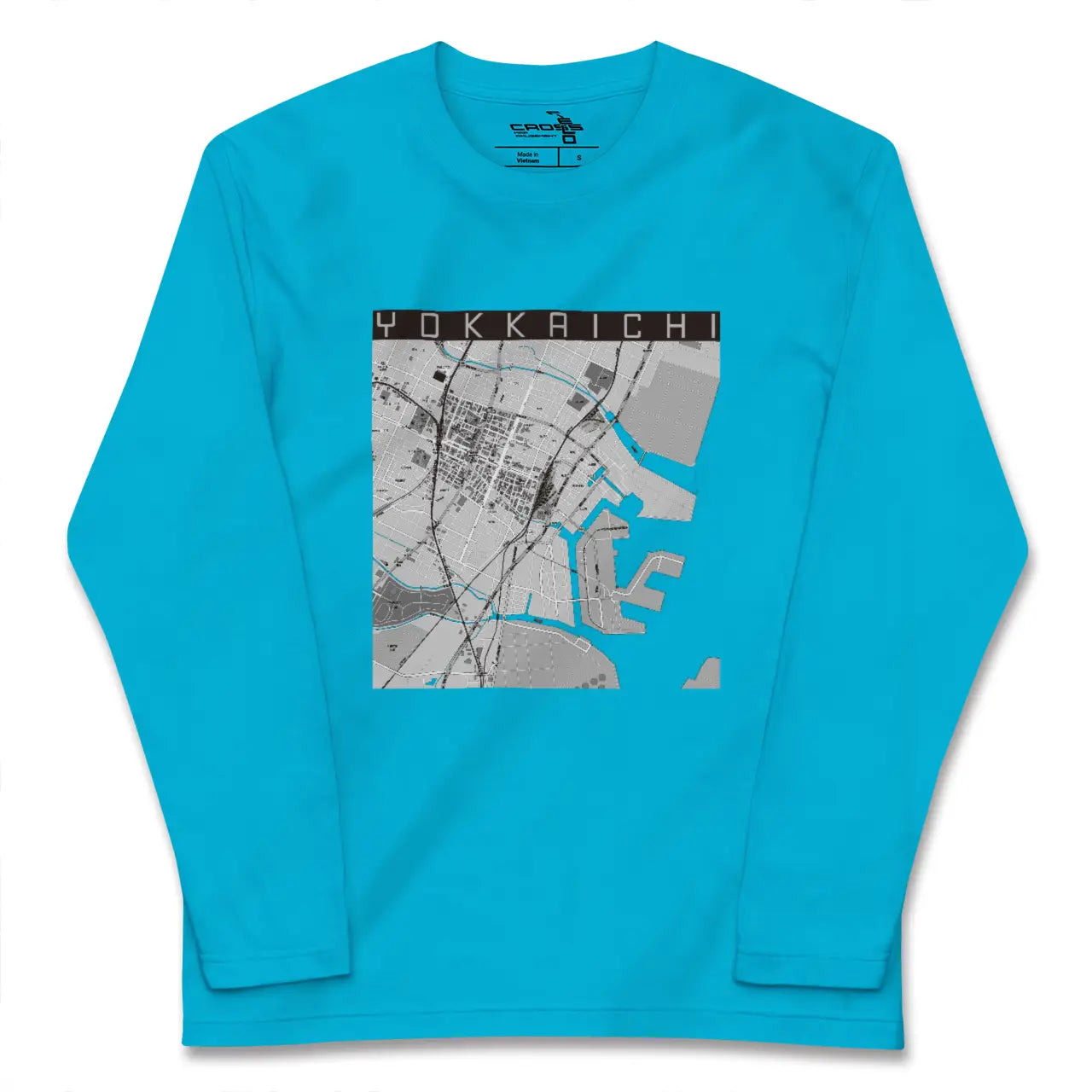 【四日市(三重県)】地図柄ロングスリーブTシャツ