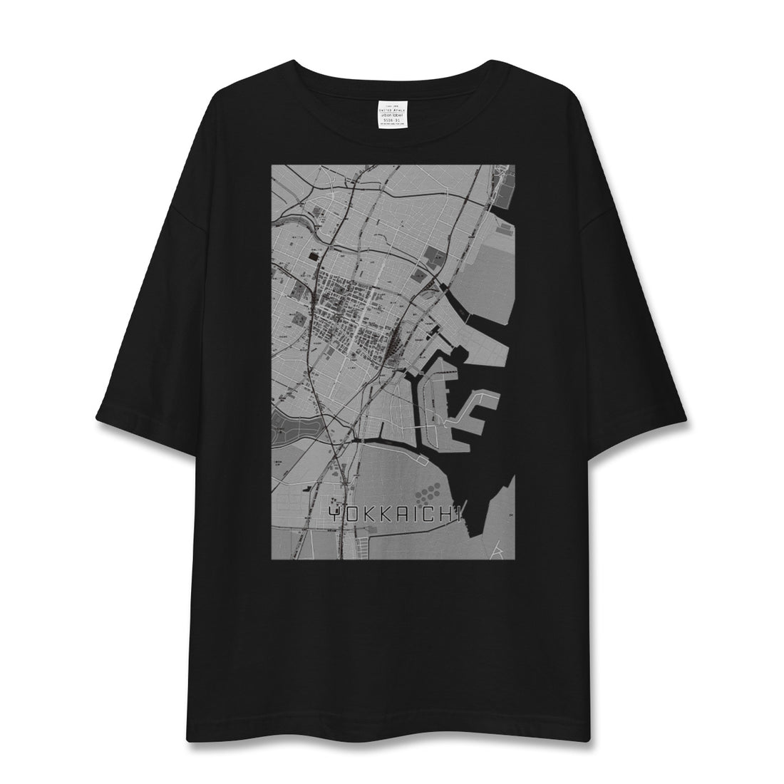 【四日市(三重県)】地図柄ビッグシルエットTシャツ