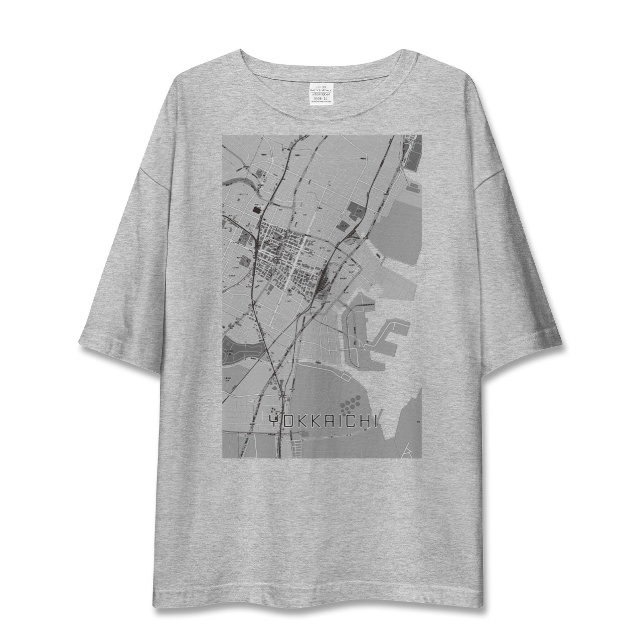 【四日市(三重県)】地図柄ビッグシルエットTシャツ