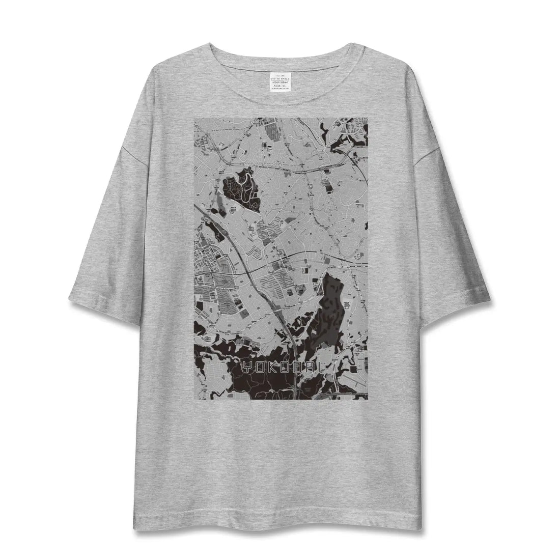 【洋光台(神奈川県)】地図柄ビッグシルエットTシャツ
