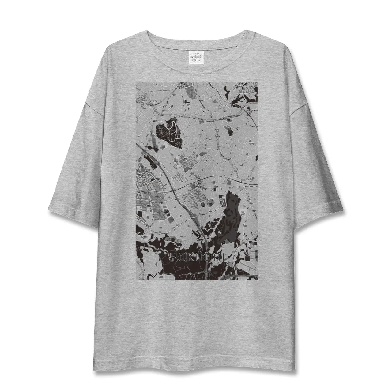 【洋光台(神奈川県)】地図柄ビッグシルエットTシャツ