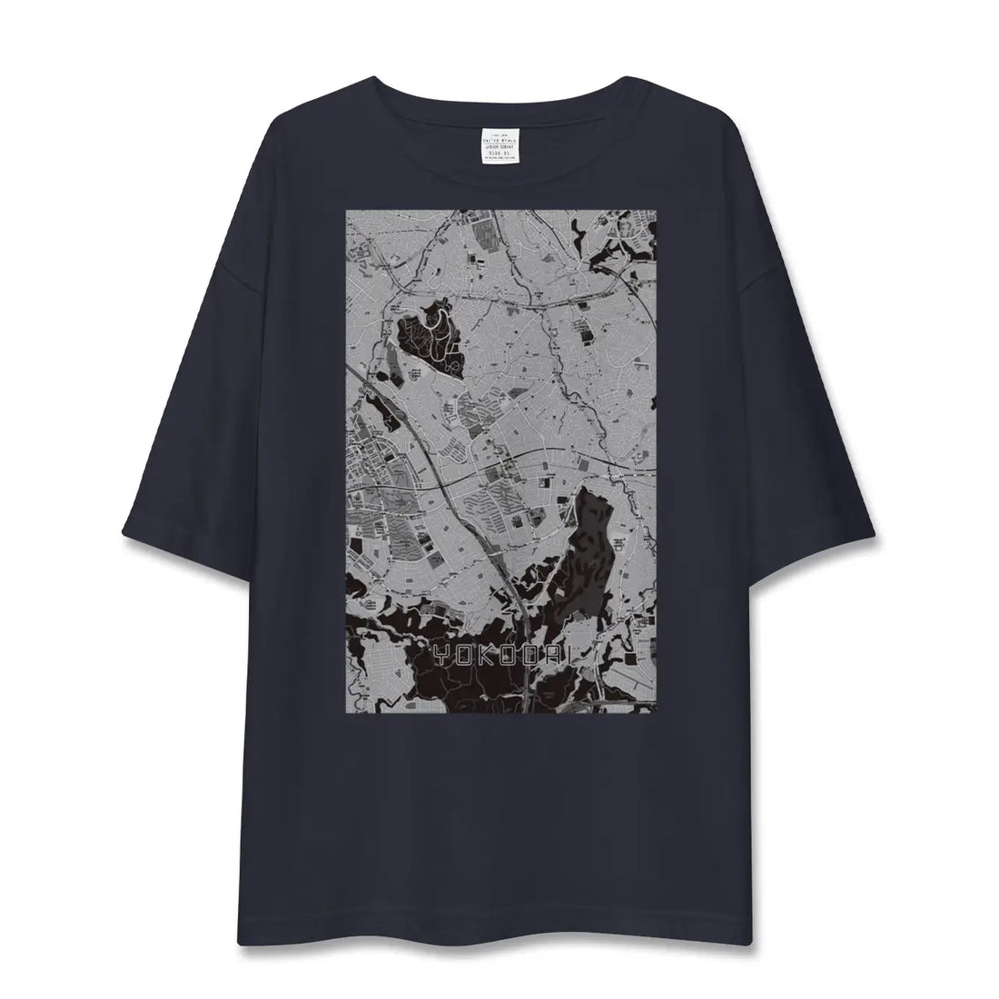 【洋光台(神奈川県)】地図柄ビッグシルエットTシャツ