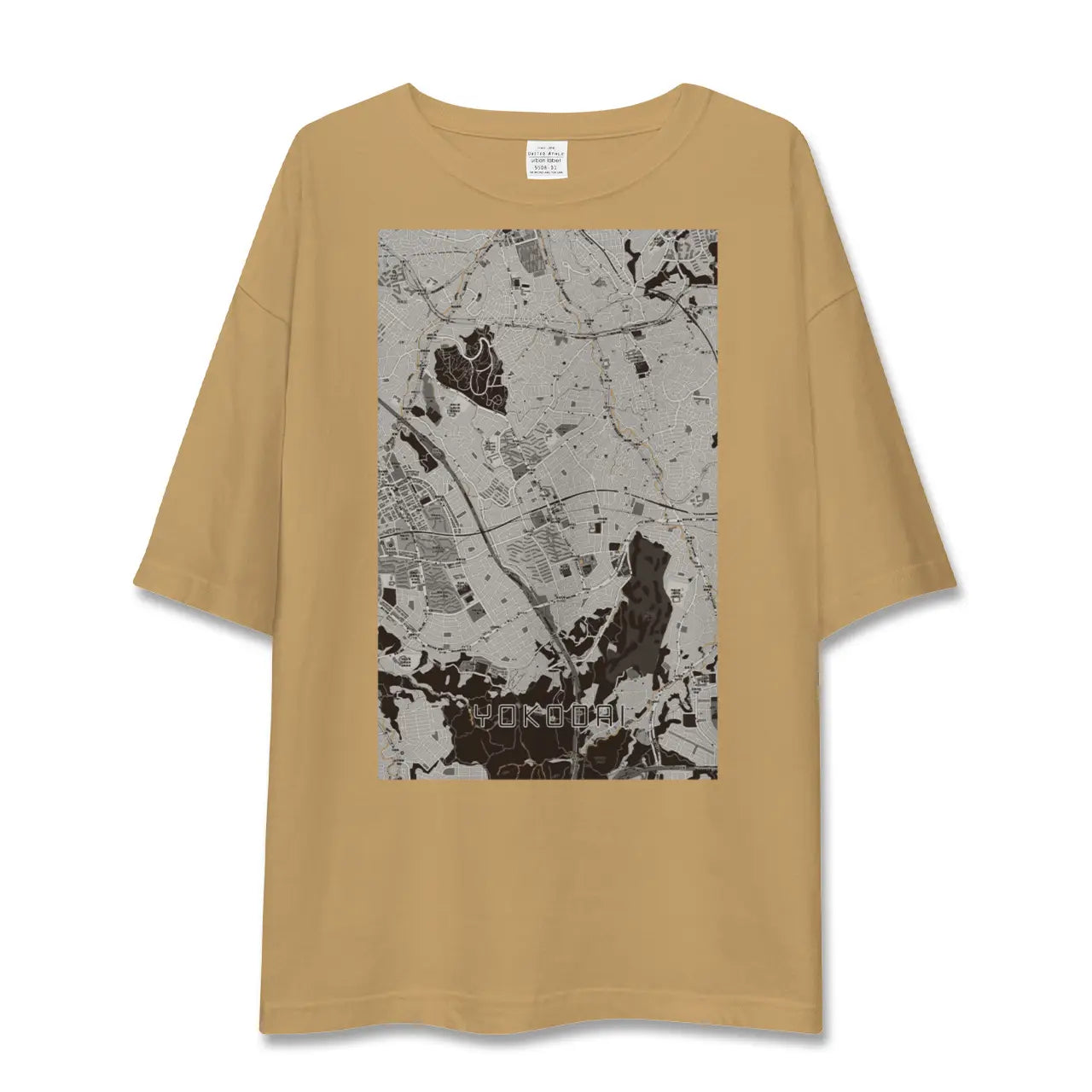 【洋光台(神奈川県)】地図柄ビッグシルエットTシャツ