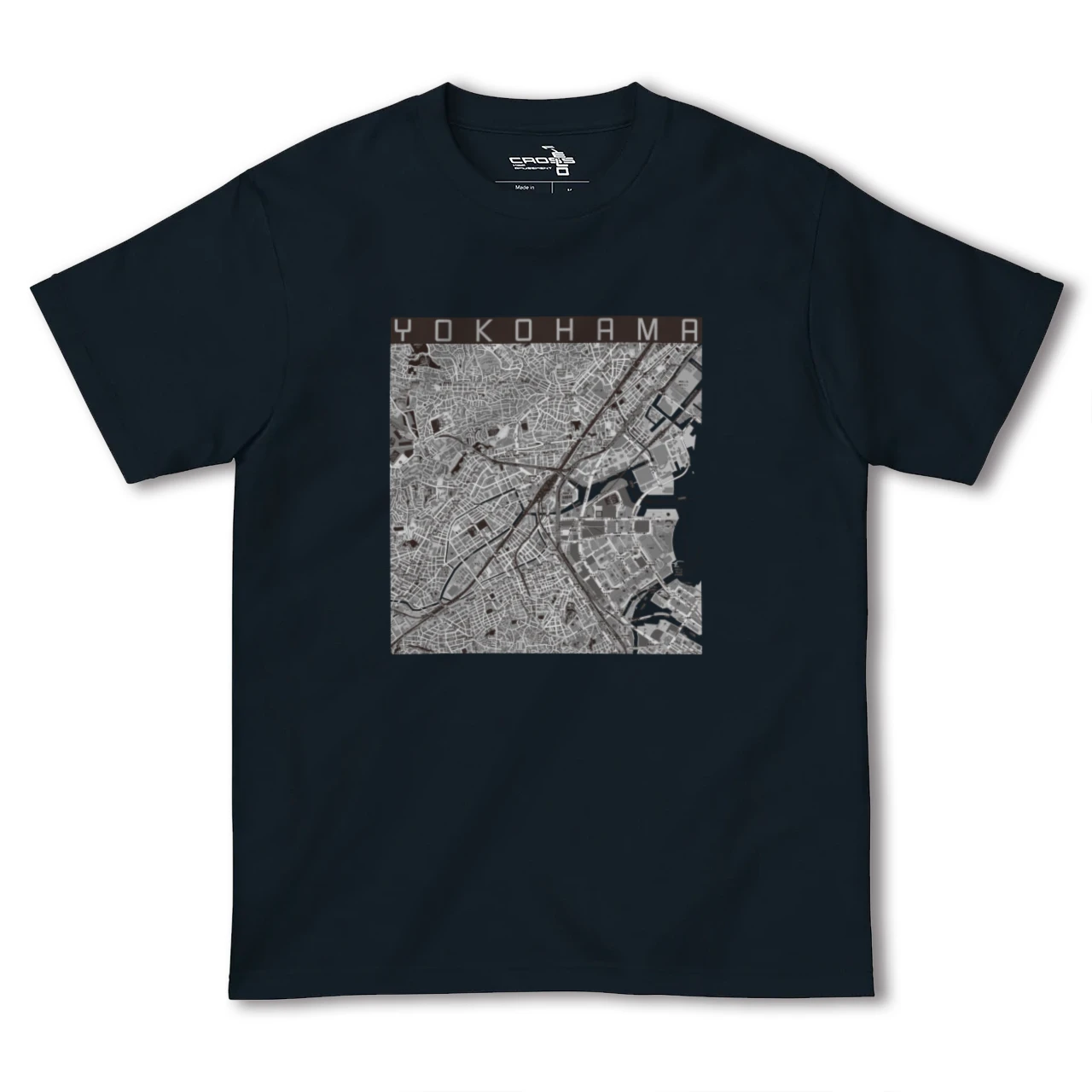 【横浜2(神奈川県)】地図柄ヘビーウェイトTシャツ