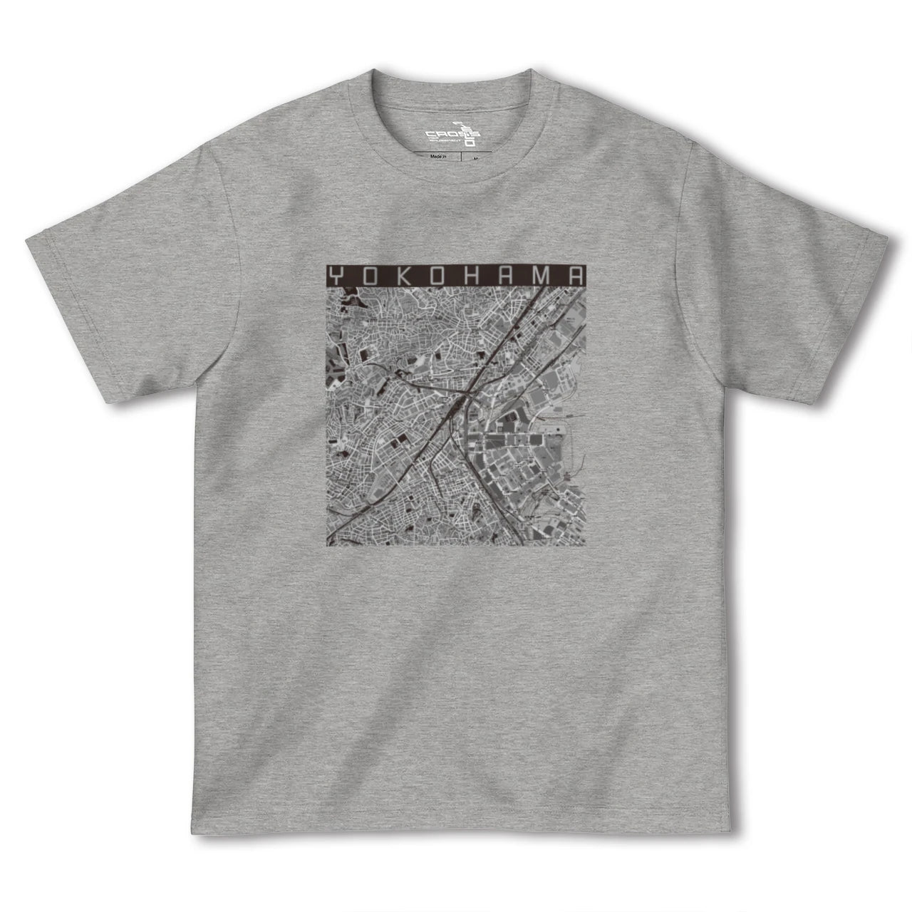 【横浜2(神奈川県)】地図柄ヘビーウェイトTシャツ