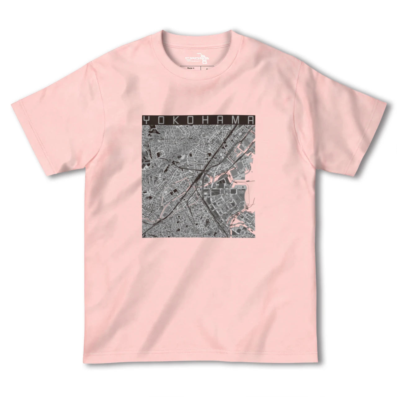 【横浜2(神奈川県)】地図柄ヘビーウェイトTシャツ