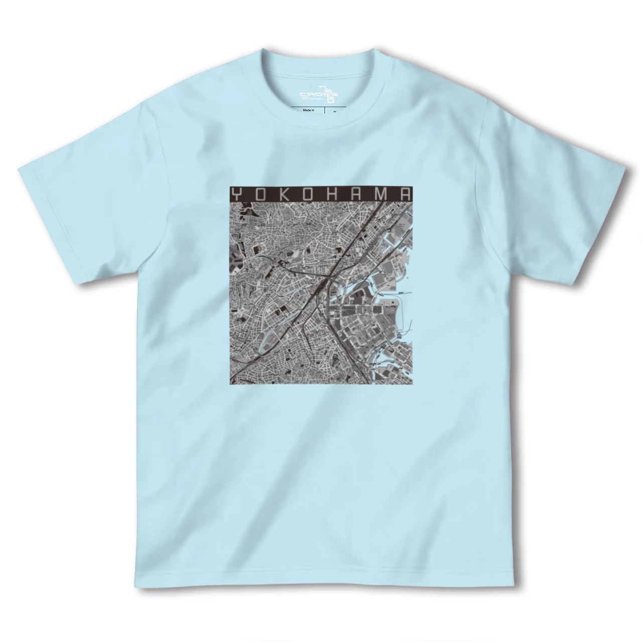 【横浜2(神奈川県)】地図柄ヘビーウェイトTシャツ