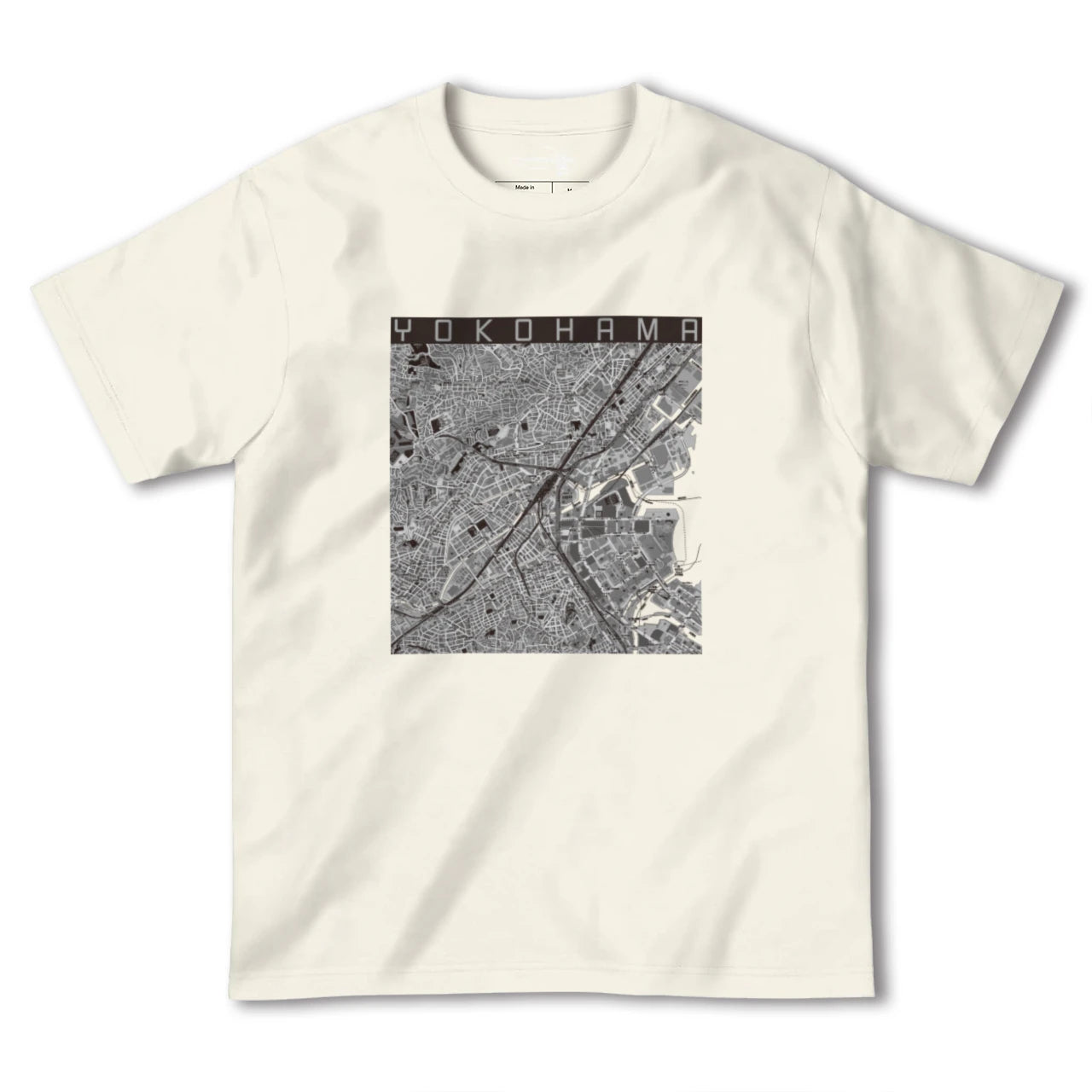 【横浜2(神奈川県)】地図柄ヘビーウェイトTシャツ