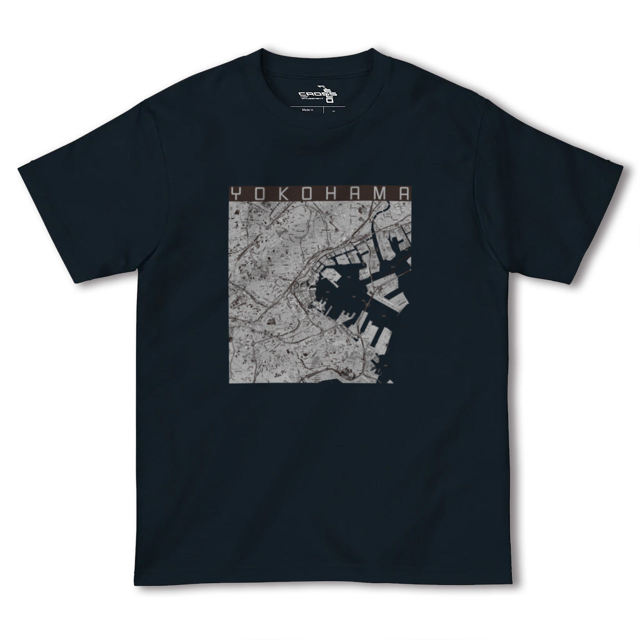 【横浜(神奈川県)】地図柄ヘビーウェイトTシャツ