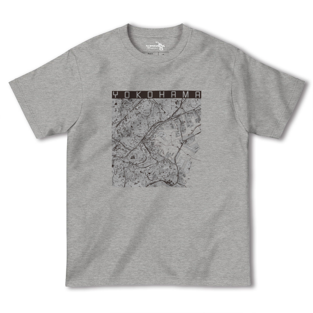 【横浜(神奈川県)】地図柄ヘビーウェイトTシャツ