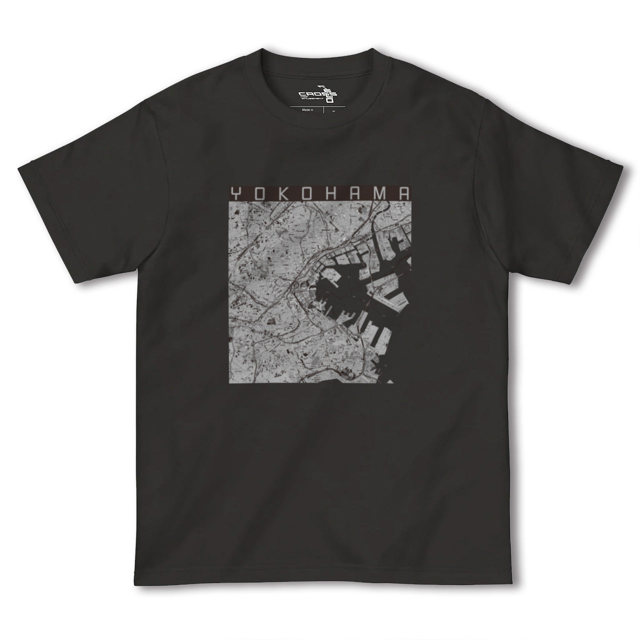 【横浜(神奈川県)】地図柄ヘビーウェイトTシャツ