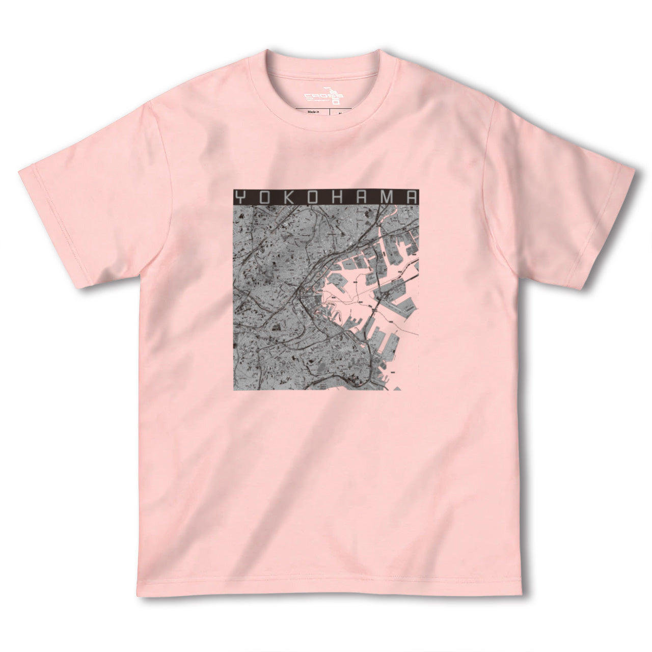 【横浜(神奈川県)】地図柄ヘビーウェイトTシャツ