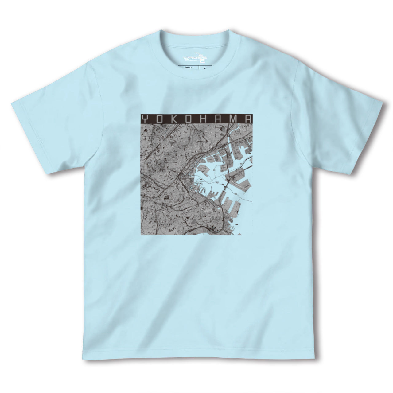 【横浜(神奈川県)】地図柄ヘビーウェイトTシャツ