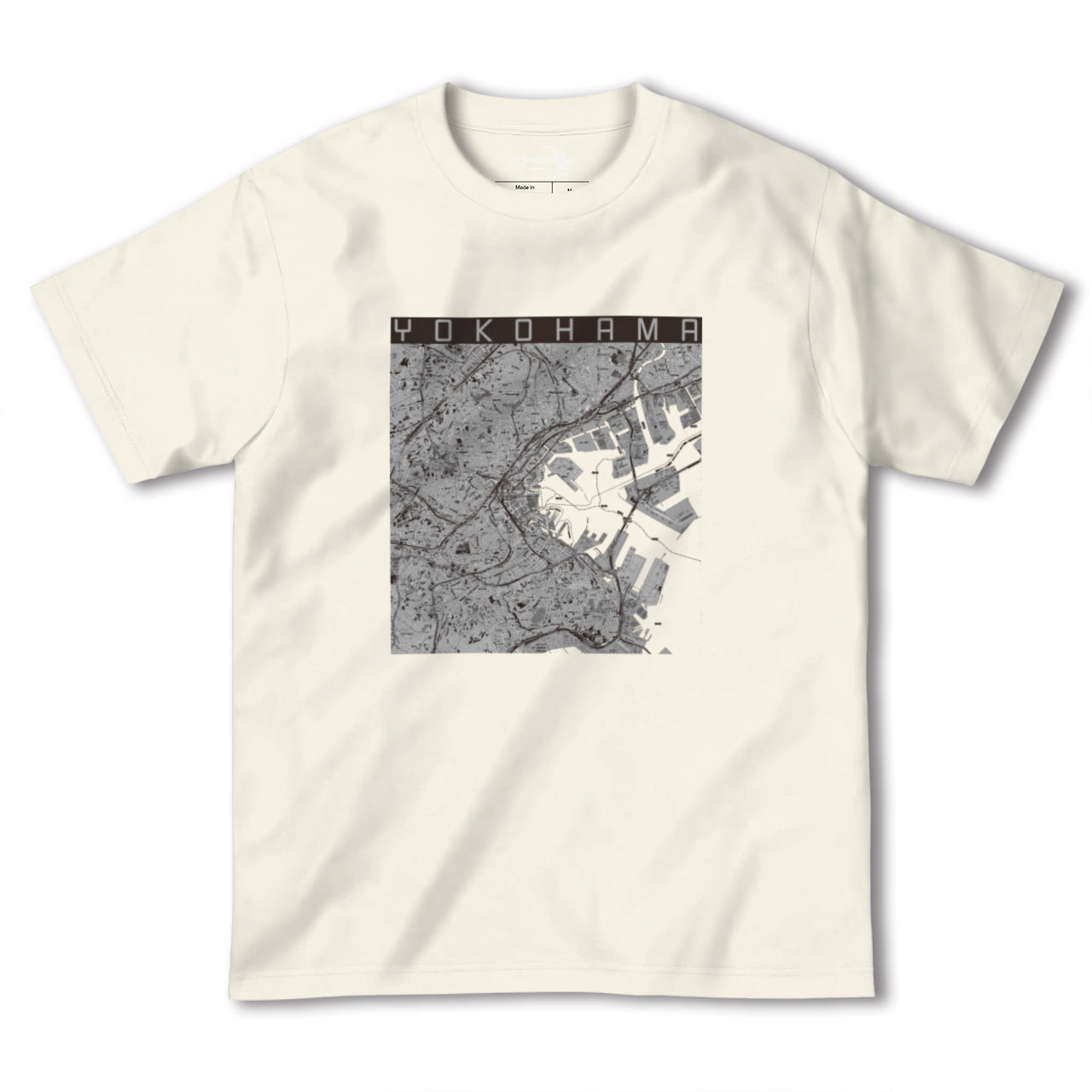 【横浜(神奈川県)】地図柄ヘビーウェイトTシャツ