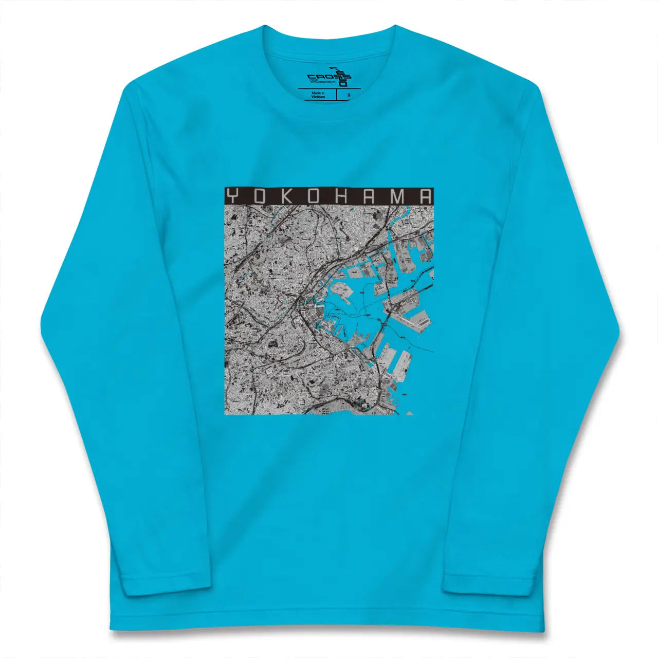 【横浜(神奈川県)】地図柄ロングスリーブTシャツ