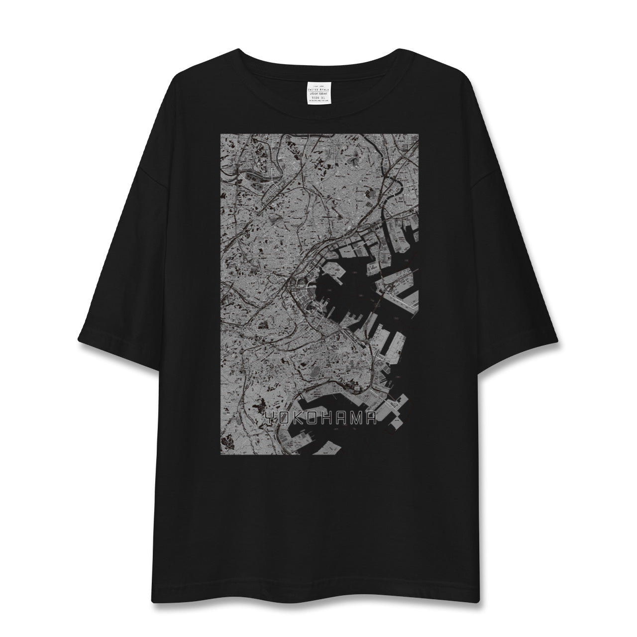 【横浜(神奈川県)】地図柄ビッグシルエットTシャツ