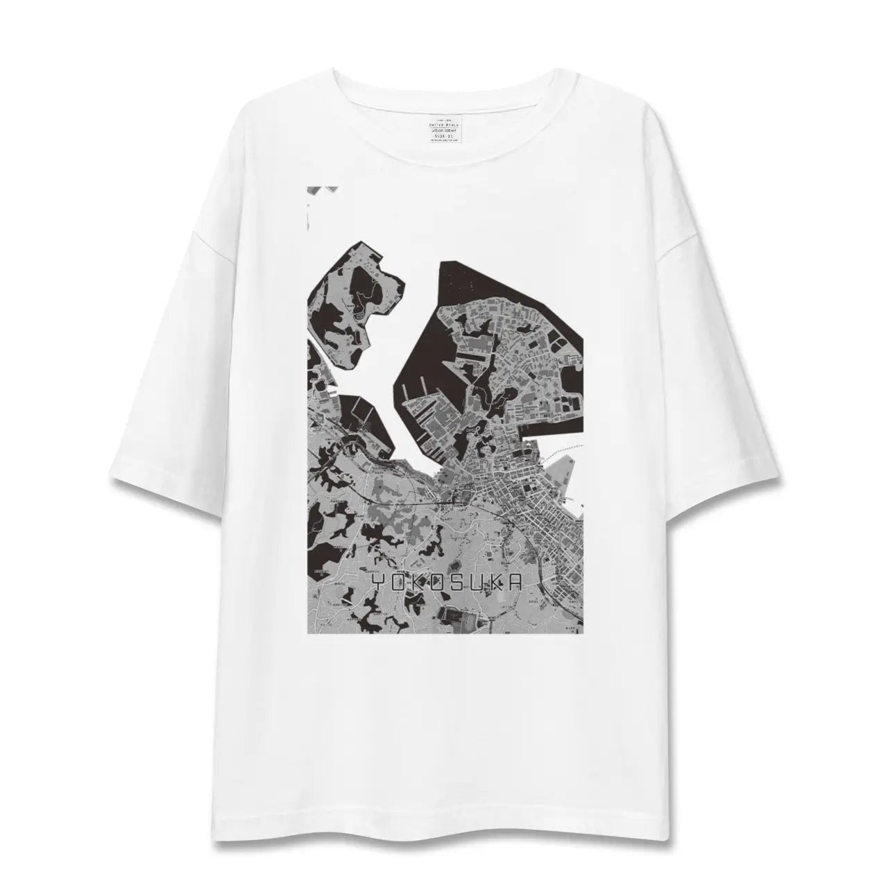 【横須賀(神奈川県)】地図柄ビッグシルエットTシャツ