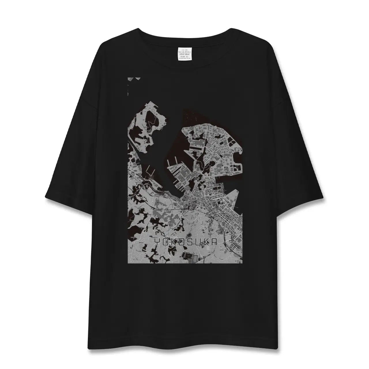 【横須賀(神奈川県)】地図柄ビッグシルエットTシャツ