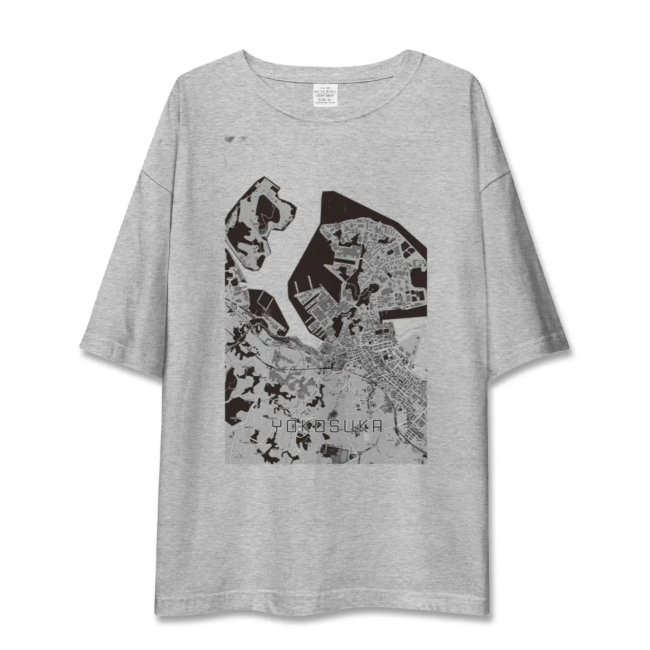 【横須賀(神奈川県)】地図柄ビッグシルエットTシャツ