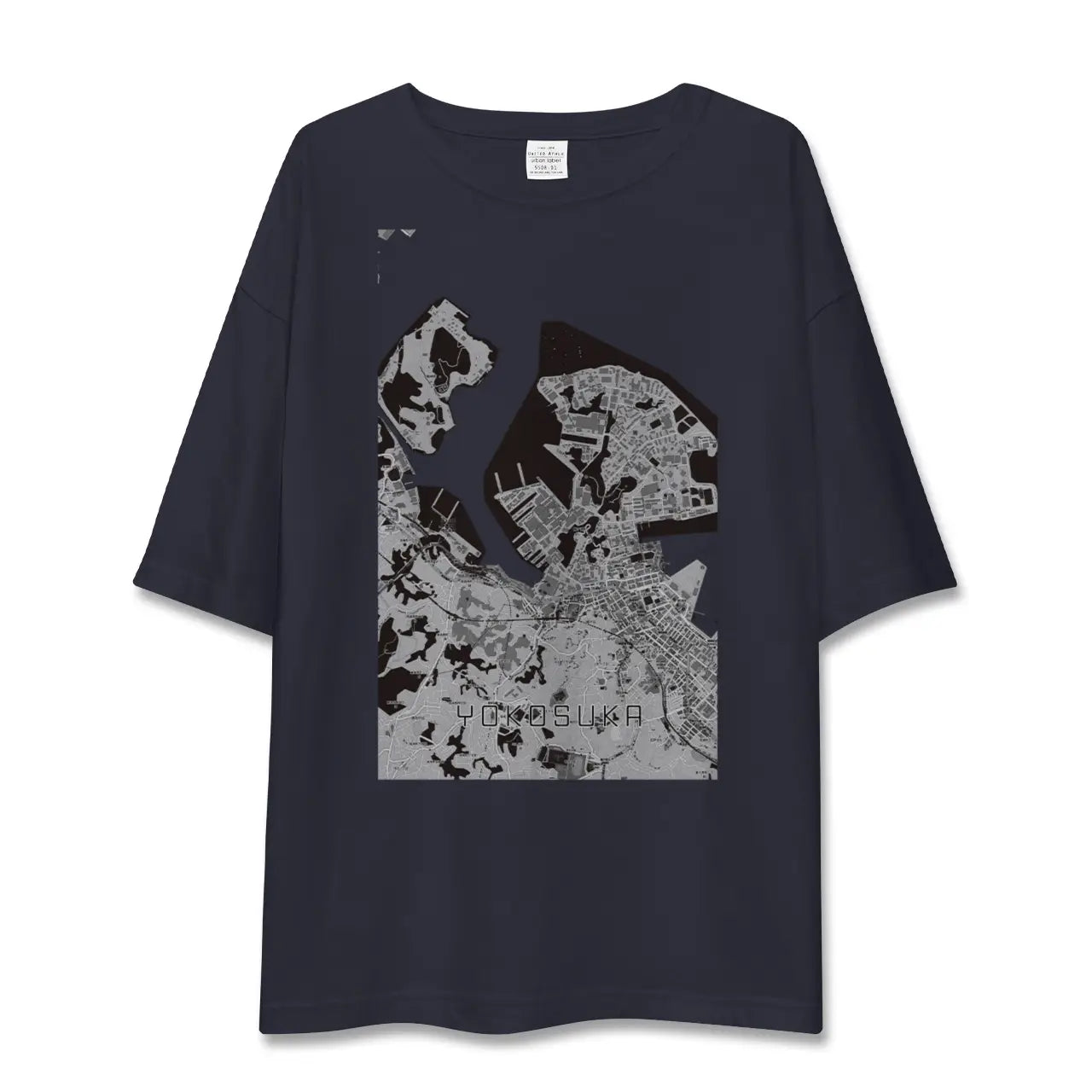 【横須賀(神奈川県)】地図柄ビッグシルエットTシャツ