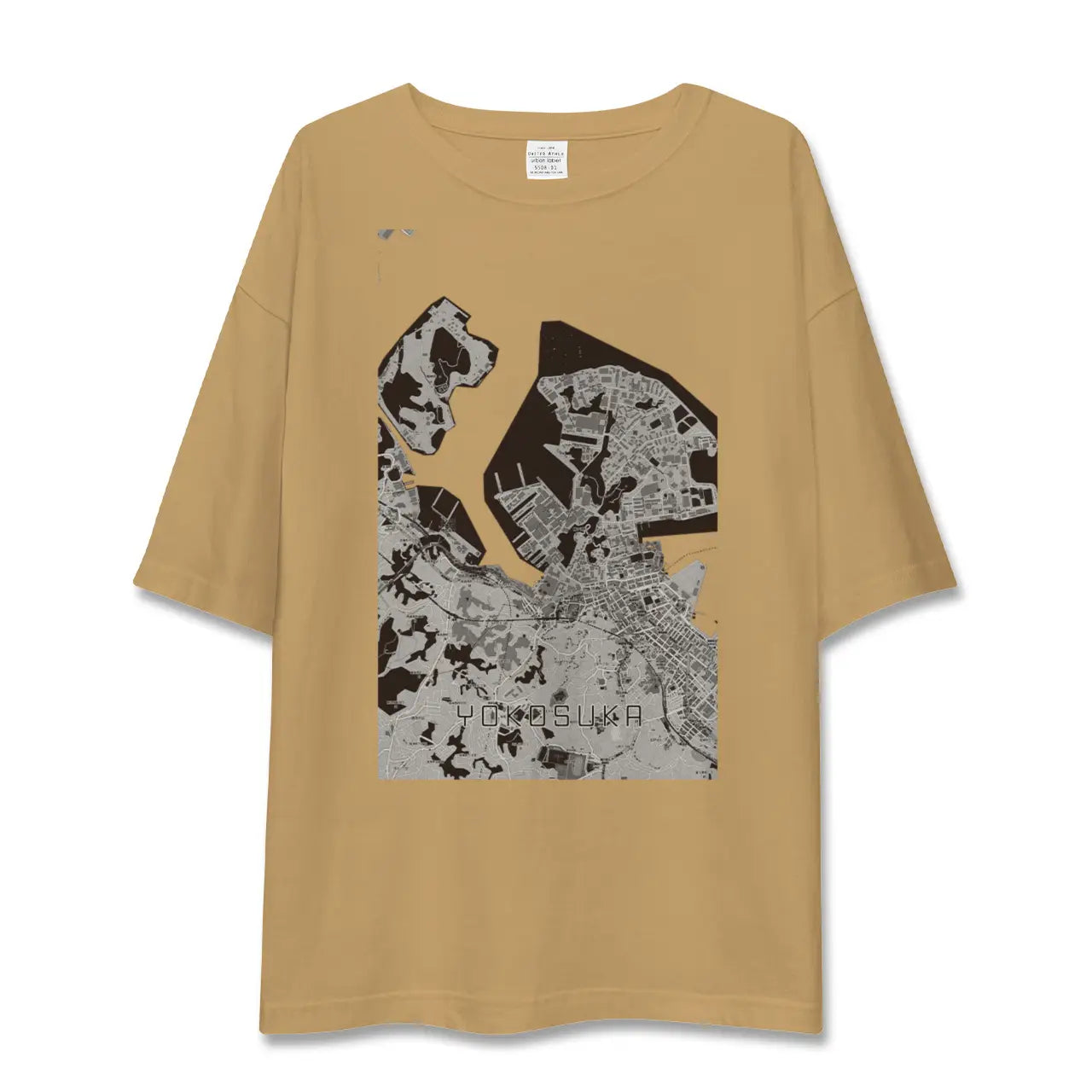 【横須賀(神奈川県)】地図柄ビッグシルエットTシャツ