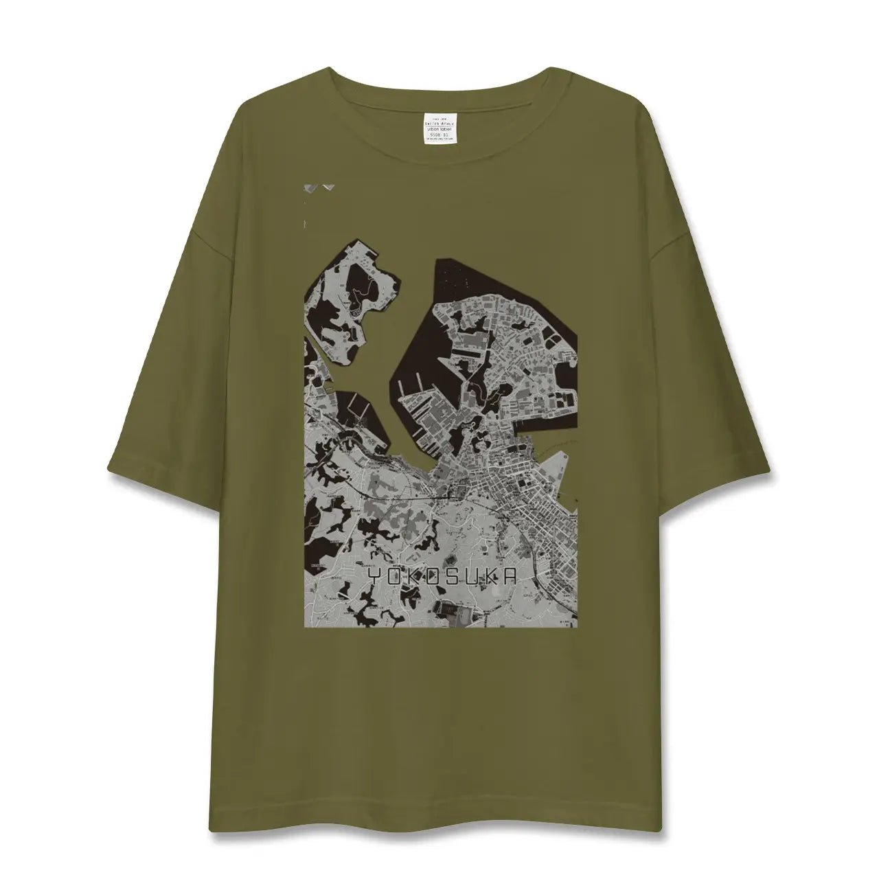 【横須賀(神奈川県)】地図柄ビッグシルエットTシャツ