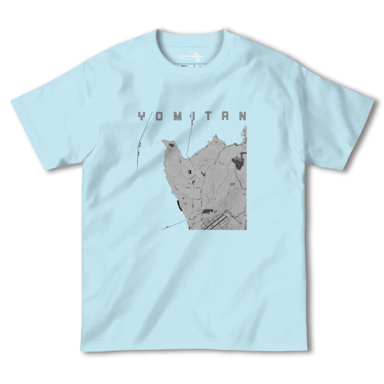 【読谷(沖縄県)】地図柄ヘビーウェイトTシャツ