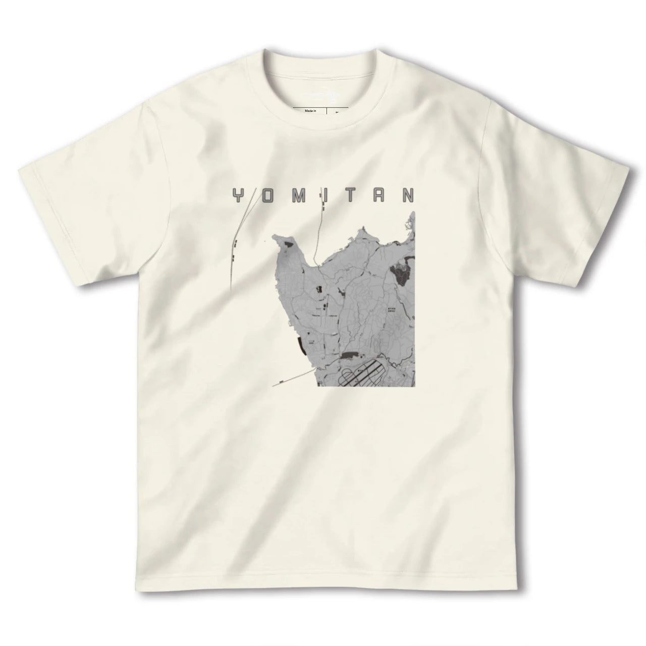 【読谷(沖縄県)】地図柄ヘビーウェイトTシャツ