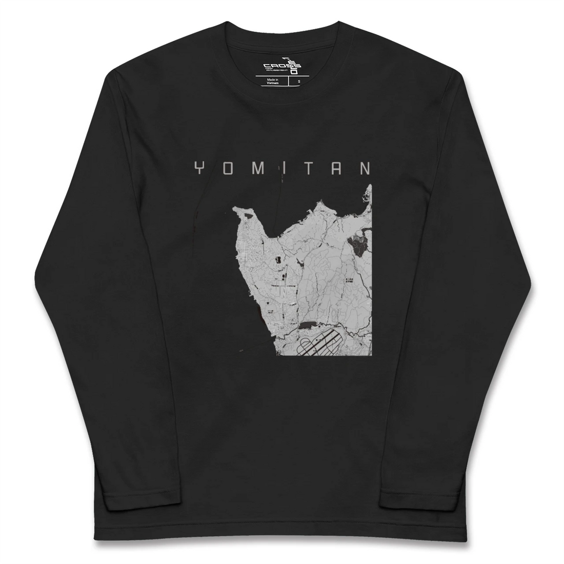 【読谷(沖縄県)】地図柄ロングスリーブTシャツ