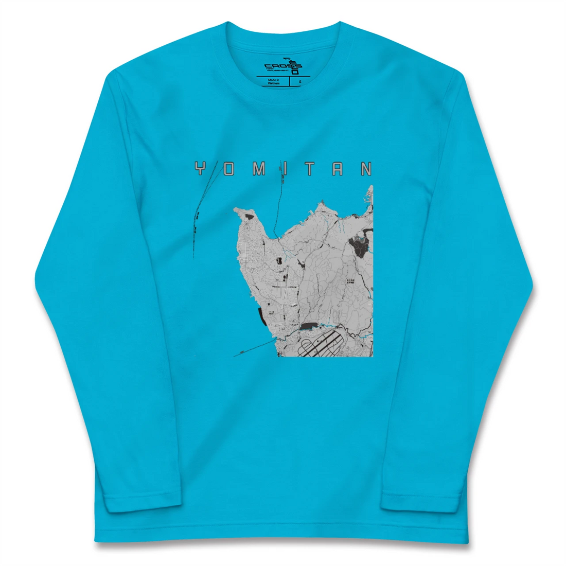 【読谷(沖縄県)】地図柄ロングスリーブTシャツ