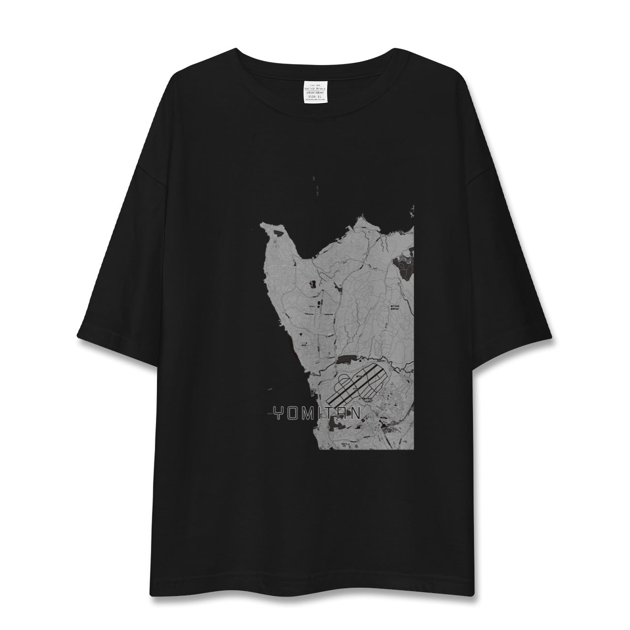 【読谷(沖縄県)】地図柄ビッグシルエットTシャツ