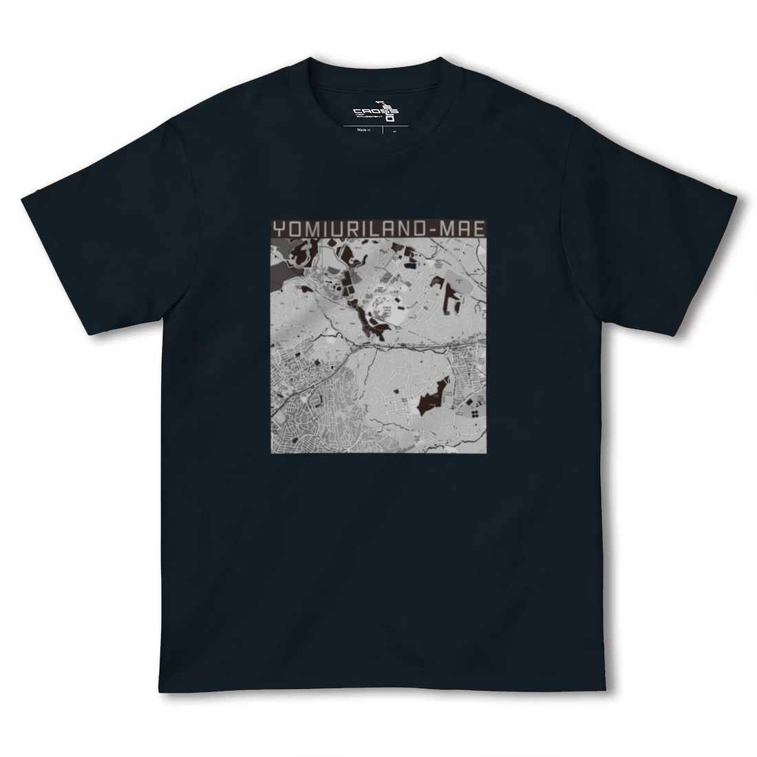 【読売ランド前(神奈川県)】地図柄ヘビーウェイトTシャツ