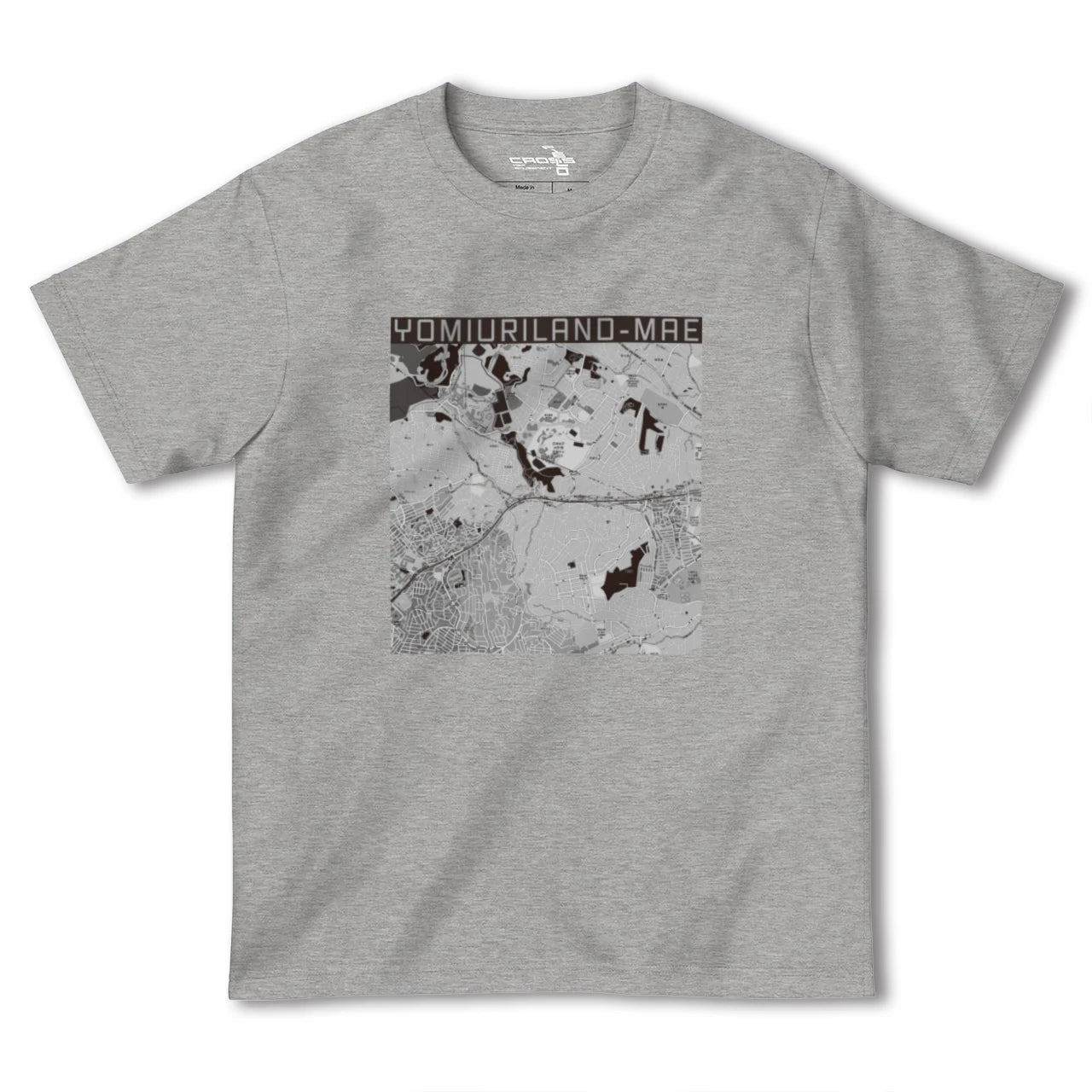 【読売ランド前(神奈川県)】地図柄ヘビーウェイトTシャツ