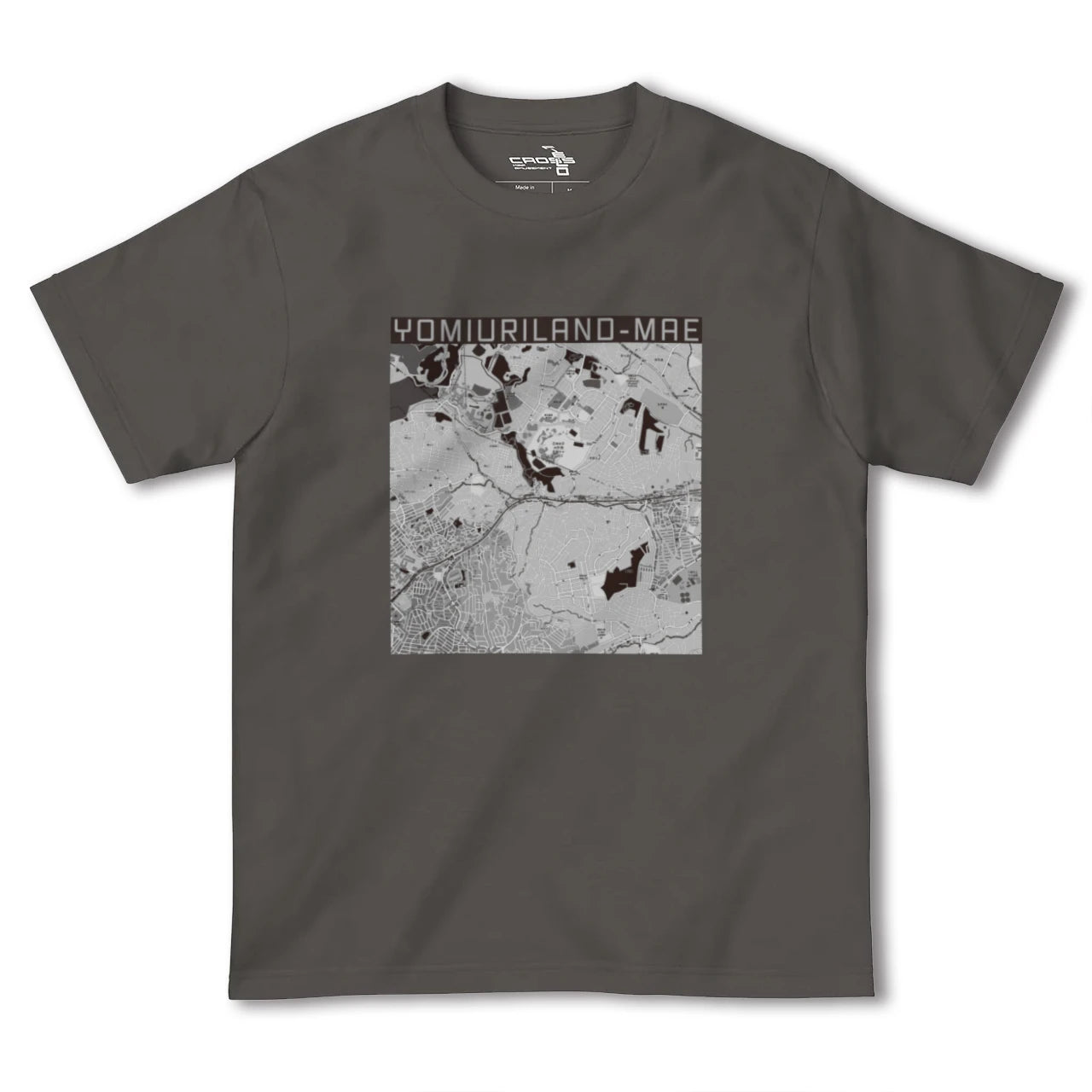 【読売ランド前(神奈川県)】地図柄ヘビーウェイトTシャツ