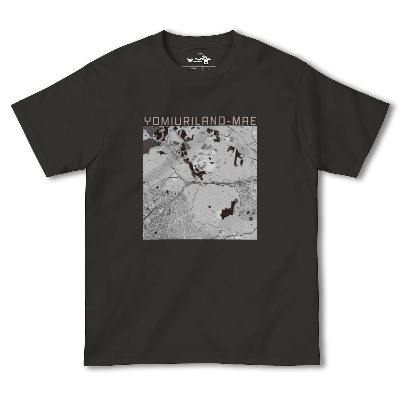 【読売ランド前(神奈川県)】地図柄ヘビーウェイトTシャツ