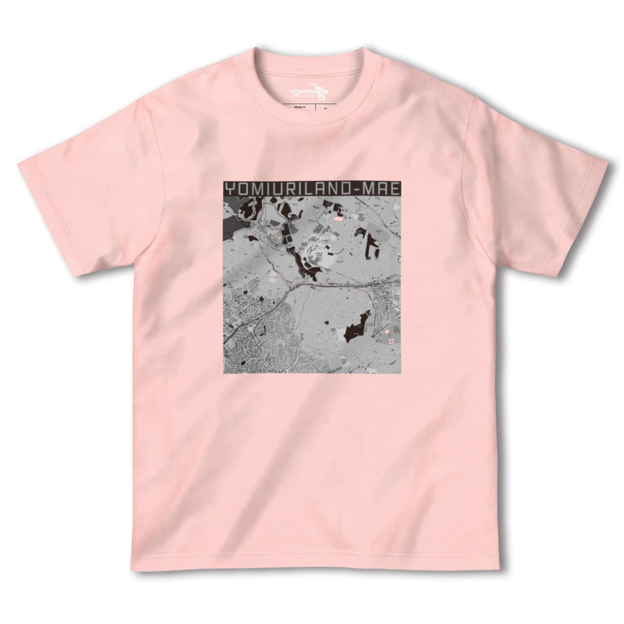 【読売ランド前(神奈川県)】地図柄ヘビーウェイトTシャツ