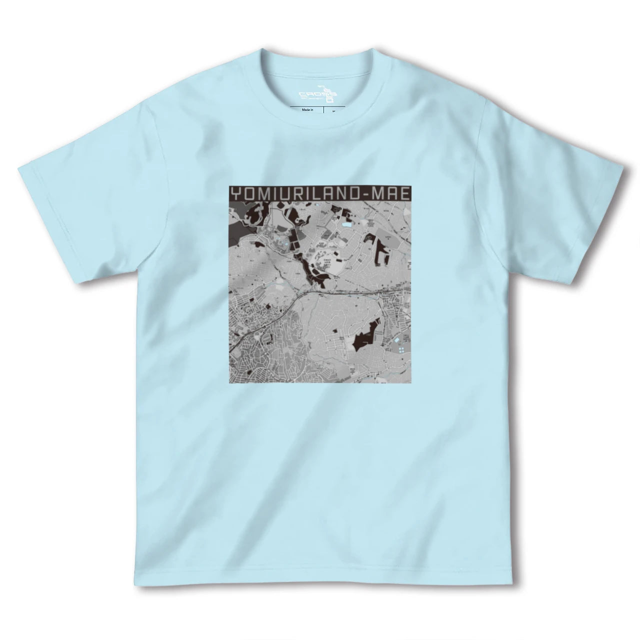 【読売ランド前(神奈川県)】地図柄ヘビーウェイトTシャツ