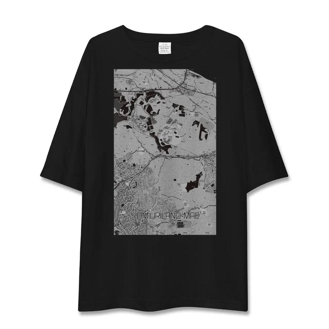 【読売ランド前(神奈川県)】地図柄ビッグシルエットTシャツ