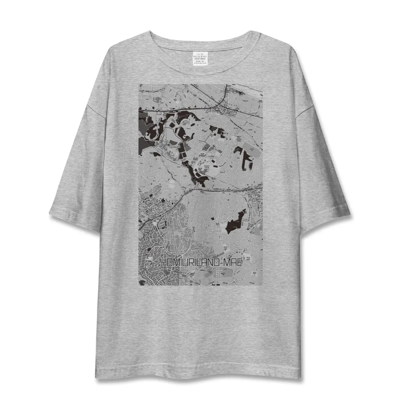【読売ランド前(神奈川県)】地図柄ビッグシルエットTシャツ