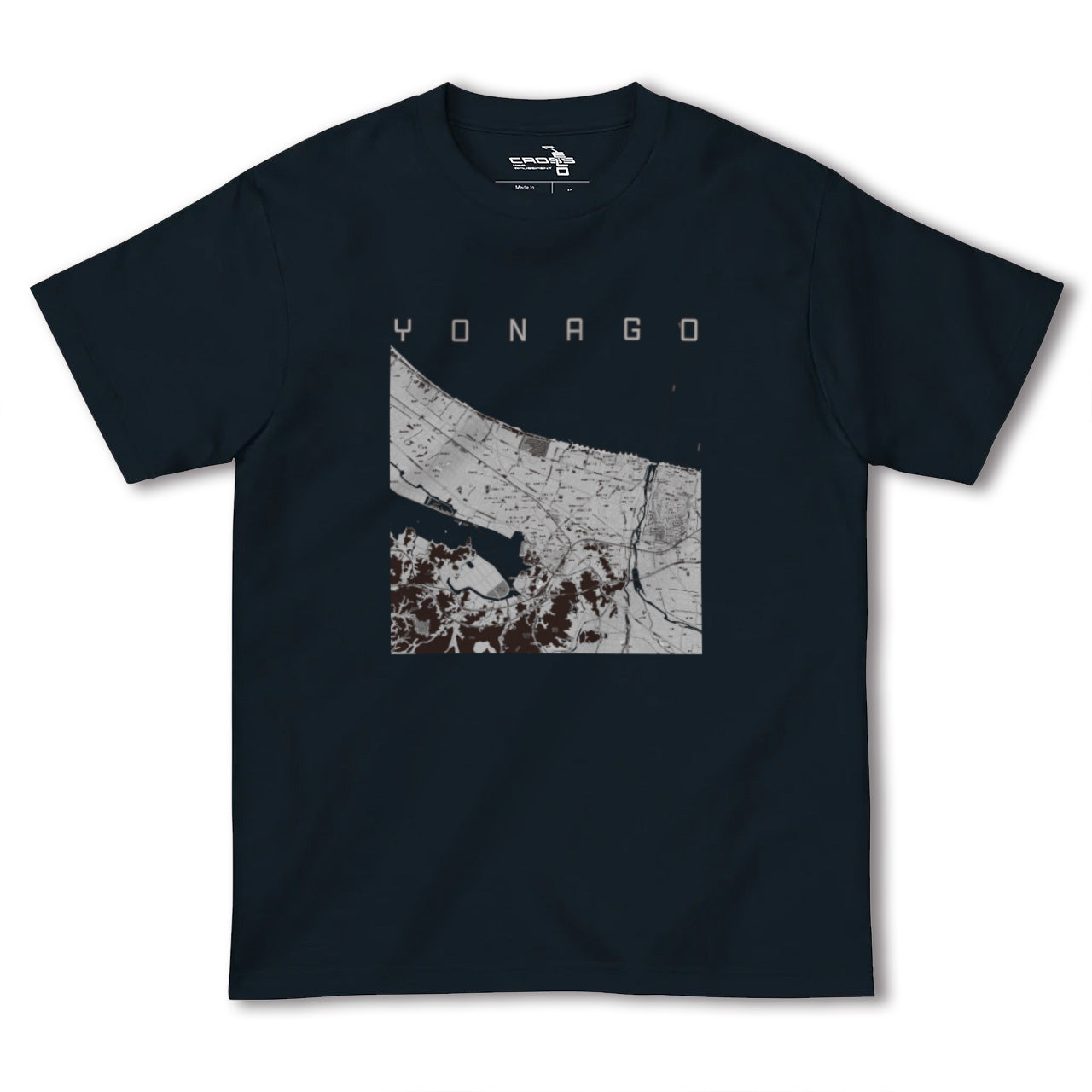 【米子(鳥取県)】地図柄ヘビーウェイトTシャツ