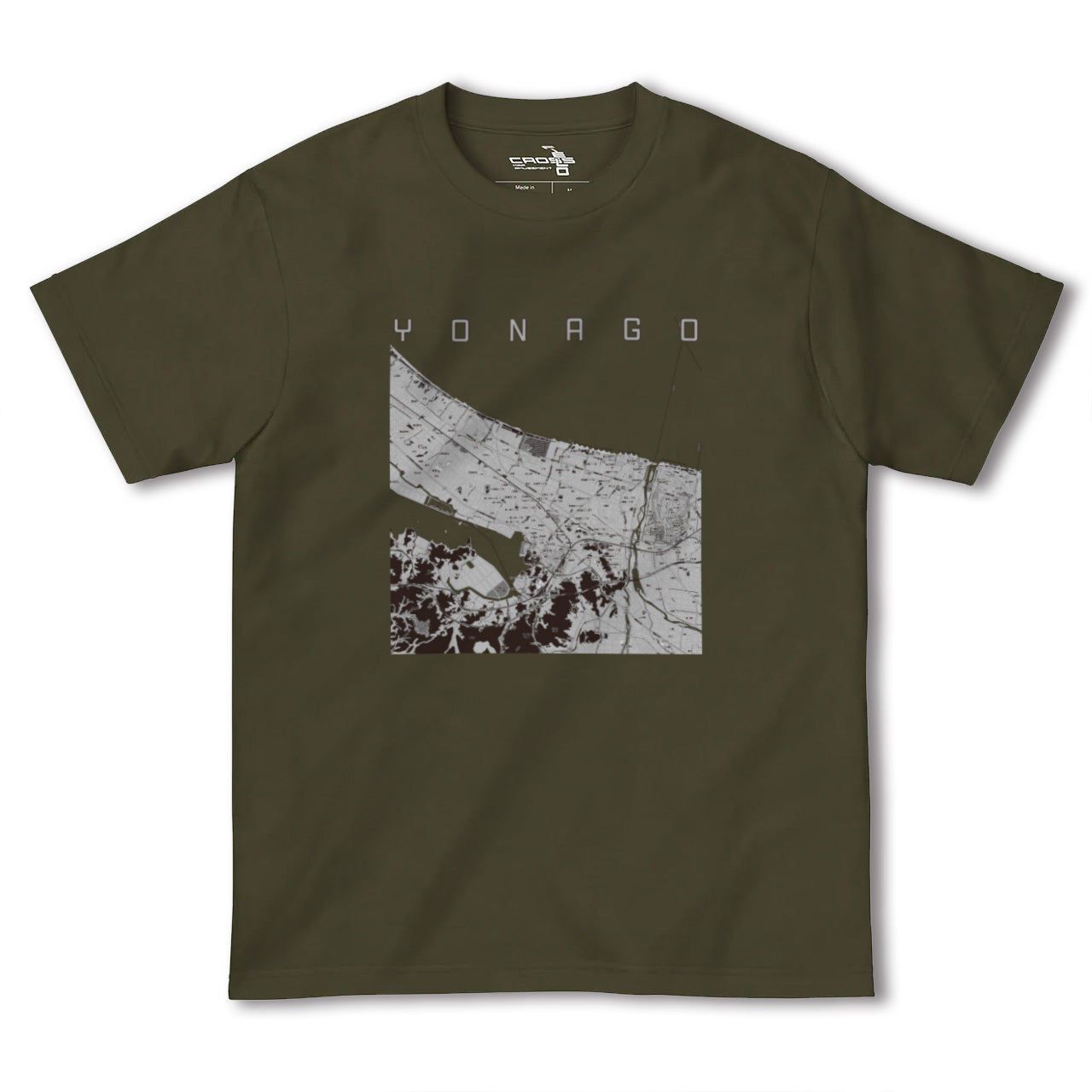 【米子(鳥取県)】地図柄ヘビーウェイトTシャツ