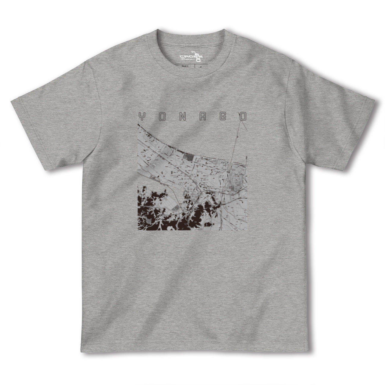 【米子(鳥取県)】地図柄ヘビーウェイトTシャツ